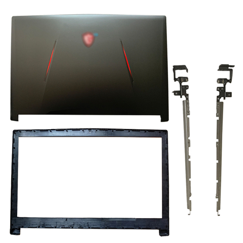 Cubierta trasera LCD, bisel frontal, bisagras de plástico de 17,3 pulgadas, para MSI GL73 8RC/8RD(MS-17C6)/GL73 8RE(MS-17C5)/GL73 7RD(MS-17C4) ► Foto 1/6