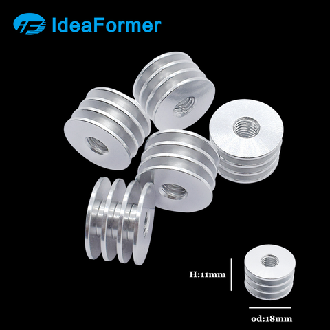 Mini disipador de calor de aluminio M6, garganta de rosca, Hotend DIY para extrusora 3D Reprap j-head, piezas de impresora 3D, 1/2 Uds. ► Foto 1/5