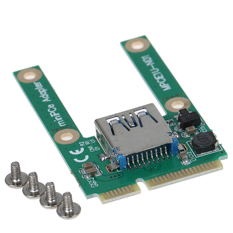 Convertidor de adaptador Mini pcie a USB 3,0, USB 3,0 a mini tarjeta PCIE Express, venta al por mayor y envío directo ► Foto 1/6