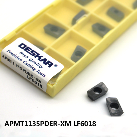 Inserto APMT1135PDER XM M2 H2 APMT1604PDER H2 M2 APMT1605 PEER LF6018, herramienta de torneado de carburo, torno, fresado, CNC ► Foto 1/3