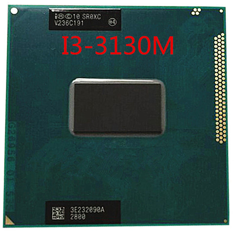 Envío gratuito CPU I3-3130M SR0XC I3 3130M SROXC 2,6G/3M I5 HM77 ► Foto 1/1