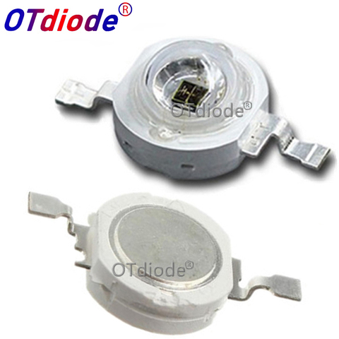 Diodo LED IR de 3W, 850nm, 940nm, 730nm, Chip de diodo LED infrarrojo profundo, emisor rojo para cámara de seguridad CCTV, visión nocturna, 10 Uds. ► Foto 1/6