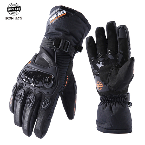 Nuevo Guantes de moto invierno caliente impermeable a prueba de viento de protección 100% Guantes impermeables Luvas ► Foto 1/6