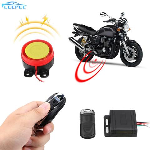 12V de seguridad alarma inteligente para motocicleta, bicicleta y coche llavero sistema de alarma de Control remoto clave Anti-robo de la motocicleta cerradura allarme moto ► Foto 1/6