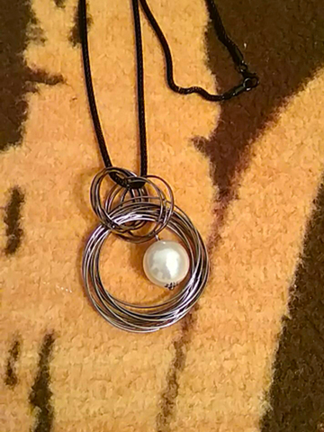 Colgante largo de cristal para mujer, collar con colgante, cadena, adorno ► Foto 1/1