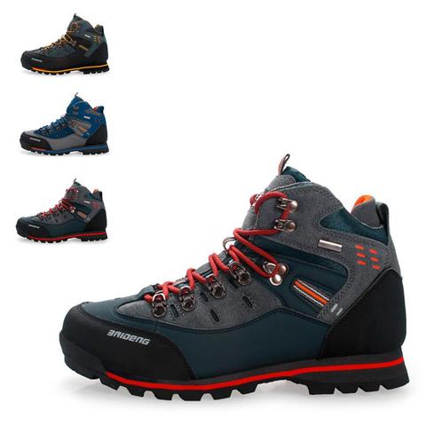 De invierno zapatos de senderismo zapatos de los hombres de calidad superior es de moda al aire libre botas de nieve montaña escalada Trekking botas tamaño: 40-46 ► Foto 1/6