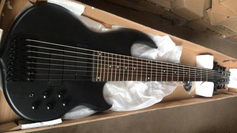 Envío Gratis personalizado de fábrica 24 trastes 8 cuerdas cuello a través de-cuerpo eléctrico guitarra 8 string Bass ► Foto 1/5