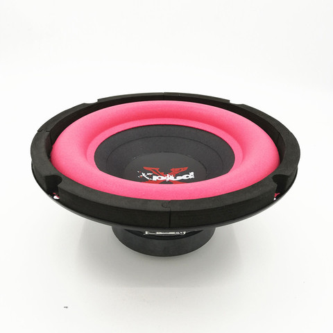 Altavoz de graves de alta potencia de 6,5 pulgadas para coche, Subwoofer de Audio de 4 Ohm de largo alcance, 100mm, magnético, HiFi, montaje artesanal, Woofer rojo, 1 ud. ► Foto 1/6