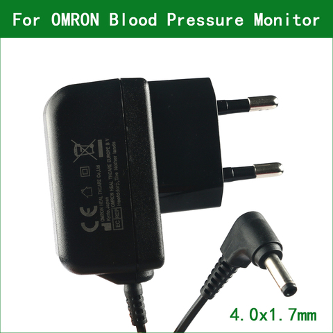 Cargador adaptador de fuente de alimentación para Monitor de presión arterial OMRON, 6V, 0.5A, 500MA, 4W, CA, CC, dobladillo 741, dobladillo 7121, dobladillo 7130, dobladillo 712, dobladillo 7122 ► Foto 1/6