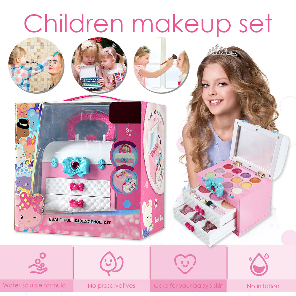 Maquillaje profesional completo para niñas, juego de maquillaje de  imitación de princesa para chico maquillaje de Juguetes - Historial de  precios y revisión | Vendedor de AliExpress - Shop5629192 Store |  