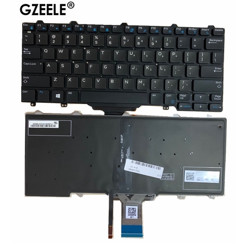 98% nuevo teclado del ordenador portátil para DELL latitud 7350. 5290 E5250 5270 E7270 E7250 7270MJ8HY 0MJ8HY XCD5M 0XCD5M retroiluminada ► Foto 1/4