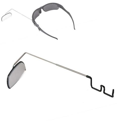 Gafas de Ciclismo de aleación de aluminio, espejo para bicicleta, vista trasera, ajuste de montaje para casco retrovisor, P1R2, 360 ► Foto 1/6