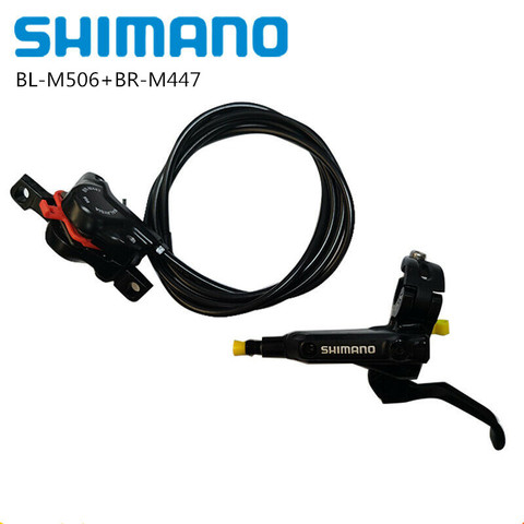 SHIMANO BL-M506 BR-M447 BR-M355 frenos de disco hidráulico se opone a 2-diseño de pistones de la palanca de freno de pinza para bicicleta de montaña ► Foto 1/6