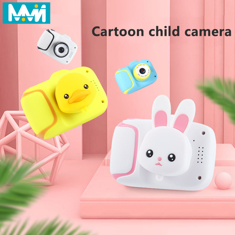 MMN-cámara de vídeo con pantalla HD para niños, juguete de dibujos animados para fotografía al aire libre, lente protectora con tarjeta de memoria de 8G, 16G y 32G ► Foto 1/6