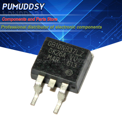 Chips IC del controlador de encendido de 5 piezas STGB10NB37LZ GB10NB37LZ a-263 ► Foto 1/1