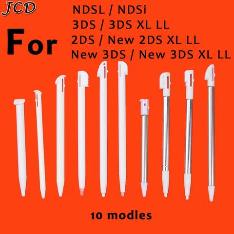 JCD 1 Uds ajustable Metal Stylus bolígrafos para Nintendo 2DS 3DS nuevo 2DS le XL nueva 3DS XL le para NDSL NDSi Stylus de plástico lápiz táctil ► Foto 1/6