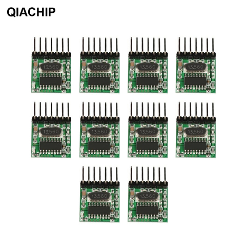 QIACHIP 10 piezas 433,92 MHz Superheterodyne RF Módulo transmisor inalámbrico 1527 codificación EV1527 código 3V-24V para control remoto ► Foto 1/5