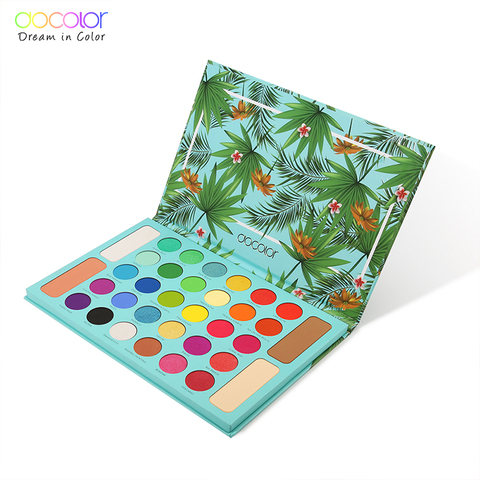 Docolor-paleta de sombra de ojos Nude, sombra de ojos con brillo mate, paleta de maquillaje en polvo resistente al agua, Cosméticos pigmentados, 34 colores ► Foto 1/6