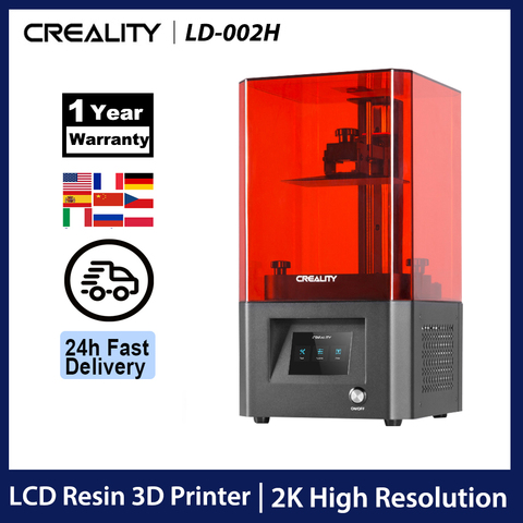 Creality LD-002H-impresora 3D de resina LCD, sistema de filtración de aire de alta resolución, UV, tamaño de impresión de 130x160mm x 82, 2K ► Foto 1/6