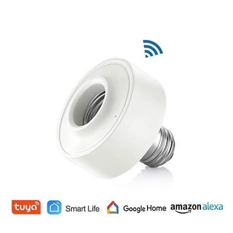 Tuya luz WiFi inteligente del zócalo lámpara para bombilla Led E27 E26 Google eco Alexa, Control de voz fuera de Control remoto ► Foto 1/6