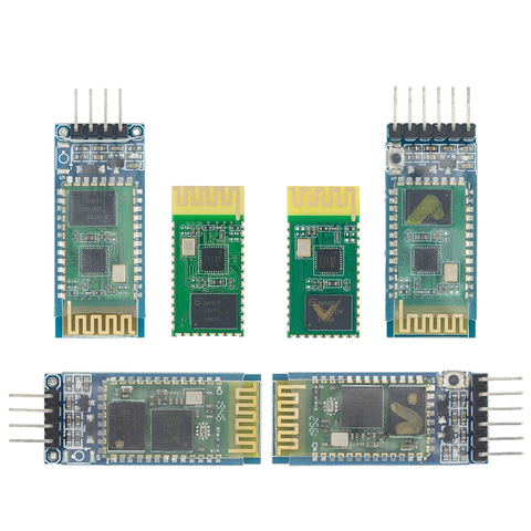 HC-05-Módulo de transmisión de serie Bluetooth integrado para Arduino, HC-06, maestro-slave, 6 pines/4 pines, antiinverso, Serial, inalámbrico ► Foto 1/6