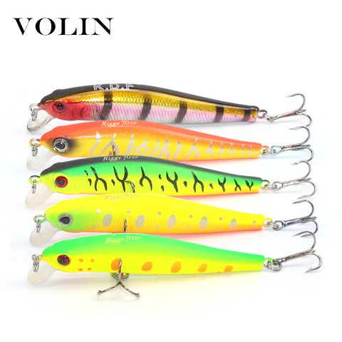 VOLIN-Cebo Artificial para pesca de Sistema De Freno magnético, Wobbler, 70mm, 5g, pececillo duro, Swimbait, para percha de Lucio, 1 unidad, nuevo ► Foto 1/6