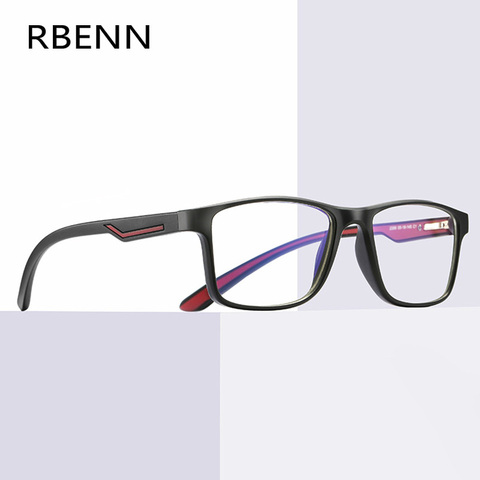 RBENN TR90 gafas de lectura de los hombres Anti-Luz Azul gafas para juegos de ordenador de las mujeres la presbicia gafas + 0 0,5, 0,75, 1,75, 4,5, 5,0, 6,0 ► Foto 1/6