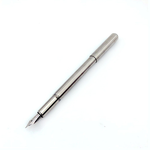 Herramientas de escritura al aire libre, pluma de bolsillo de titanio, Color plata EDC ► Foto 1/6