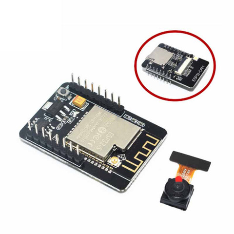 Módulo ESP32-CAM con Bluetooth y WiFi, placa de desarrollo de cámara, módulo ESP32 con cámara OV2640 2MP para Arduino ► Foto 1/6