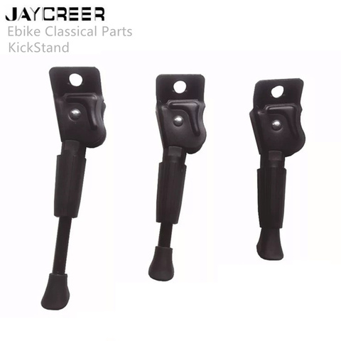 JayCreer-pata de cabra para bicicleta eléctrica, soporte antideslizante para lado de la bicicleta, soporte de Montaje Trasero para bicicleta eléctrica de 12 