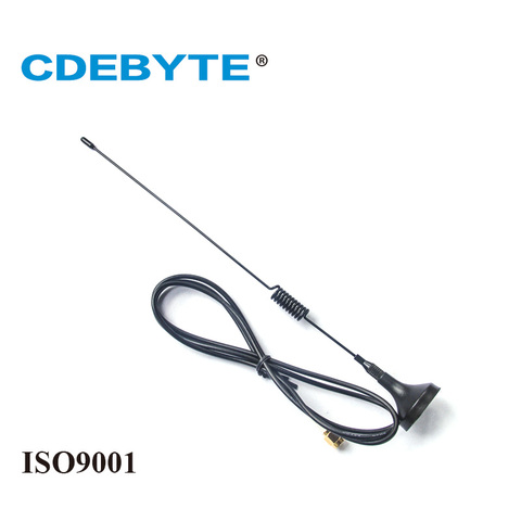 Ebyte-Antena TX868-XPL-100 Wifi, 868MHz, 3,5dbi, de alta ganancia, omnidireccional, interfaz SMA, Base magnética, alimentador de 1m, Antena aérea ► Foto 1/1