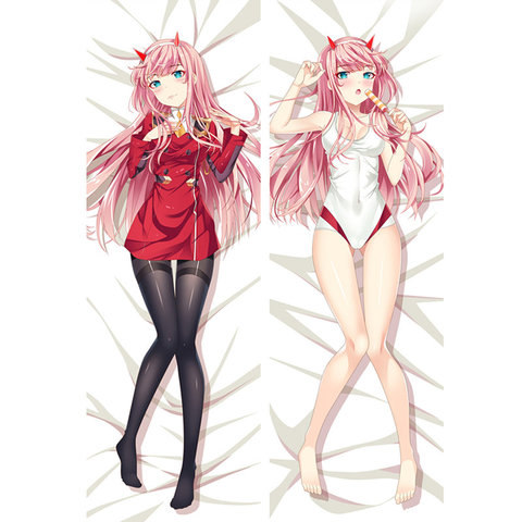 DARLING in the FRANXX de Anime ZERO TWO CODE:002, funda de almohada, Dakimakura, Sexy, 3D, doble cara, ropa de cama, cojín para el cuerpo ► Foto 1/6