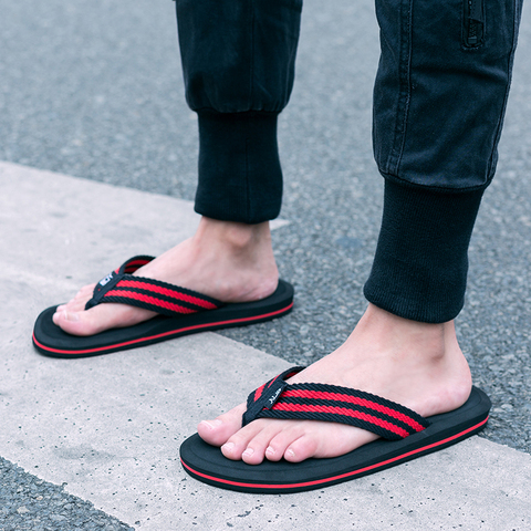 Chanclas de marca para hombre, sandalias de plataforma informales para playa, zapatillas cómodas de alta calidad, zapatos de verano, talla grande 48 ► Foto 1/6