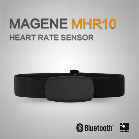 MAGENE-Sensor de ritmo cardíaco Bluetooth 4,0 ANT +, Compatible con ordenador GARMIN, Bryton, IGPSPORT, para correr, deporte, bicicleta, correa para el pecho ► Foto 1/2