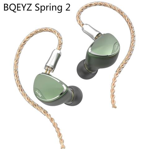 BQEYZ primavera 2 en los Auriculares auriculares de Triple híbrido BA dinámica conductor piezoeléctricos IEM Monitor HiFi audífonos deportivos BQ3 KC2 T3 T4 S2 S7 ► Foto 1/6