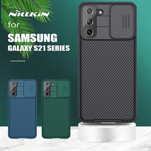 Funda para Samsung Galaxy S21 Ultra Nillkin CamShield, cubierta de lente de protección de cámara deslizante delgada para Samsung S21 S21 Plus ► Foto 1/1
