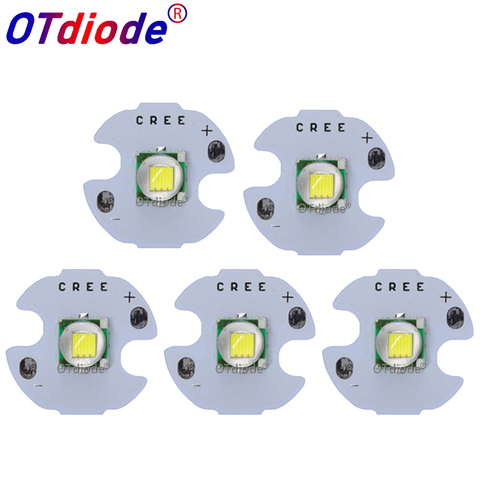 Uds 5 uds 10 Uds CREE XML XM-L T6 LED U2 10W blanco cálido blanco de alta potencia LED emisor Diodo con 12mm 14mm 16mm 20mm PCB para DIY ► Foto 1/6