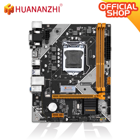 HUANANZHI B75 placa base M-ATX para Intel LGA 1155 i3 i5 i7 E3 DDR3 1333/1600MHz 16GB SATA3.0 USB3.0 M.2 VGA Compatible con HDMI ► Foto 1/1