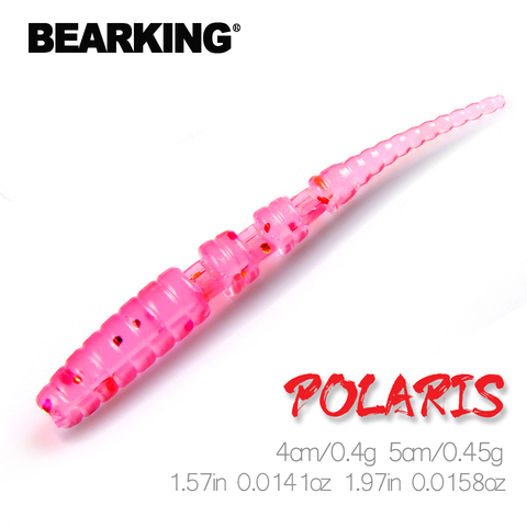 2022 BEARKING 4 cm 5 cm Señuelos de Pesca suave señuelo cebo Artificial, depredador abordar JERKBAIT por pike y bajo ► Foto 1/6