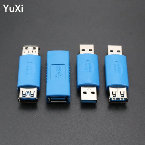 YuXi-adaptador hembra A hembra USB 3,0, convertidor de extensión USB 3,0, conector macho A hembra, Conector de clavija Usb 3,0 macho A macho ► Foto 1/6