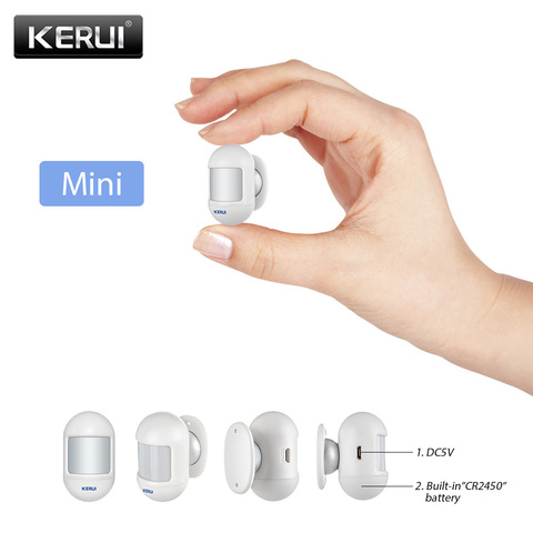 KERUI P831 Mini Detector de movimiento infrarrojo antirrobo de seguridad móvil inalámbrico para el hogar Compatible con sistema de alarma KERUI ► Foto 1/6