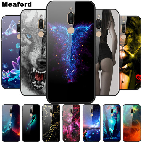 Funda de vidrio templado para Meizu note 9, protector de parachoques suave con estampado 3D para Meizu 16XS X8 15 Lite M8 Lite M6T ► Foto 1/6