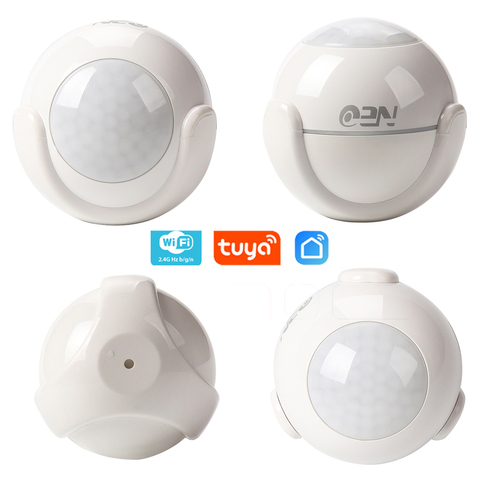 NEO COOLCAM WiFi inteligente Sensor de movimiento PIR Sensor de cuerpo humano Detector de Casa sistema de alarma Sensor de movimiento inteligente PIR Tuya vida inteligente ► Foto 1/6