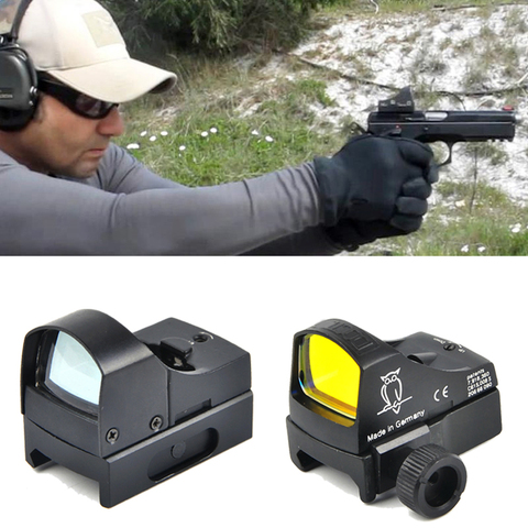 Doctor vista ||| rojo punto Rifle ámbito Micro Dot reflejo holográfica vista de punto óptica caza ámbitos Airsoft Rifle Mini Dot ► Foto 1/6