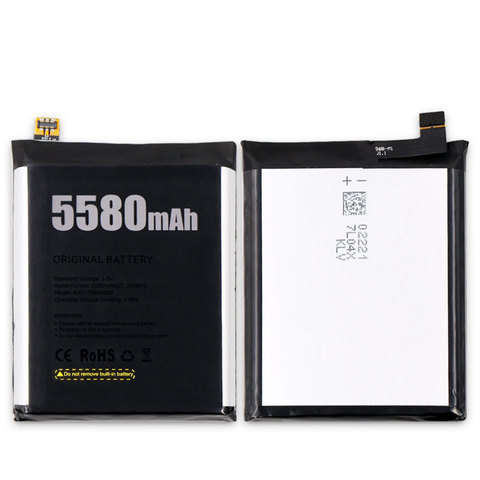 100% nuevo Original para DOOGEE S60 BAT17M15580 y BAT17S605580 de reemplazo 5580mAh a batería de respaldo para DOOGEE S60 teléfono inteligente ► Foto 1/1