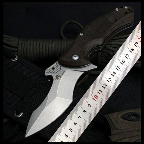 MANCROZ-cuchillo plegable de hoja TL-J069 S35VN, Navajas de bolsillo de supervivencia de campo EDC ► Foto 1/6