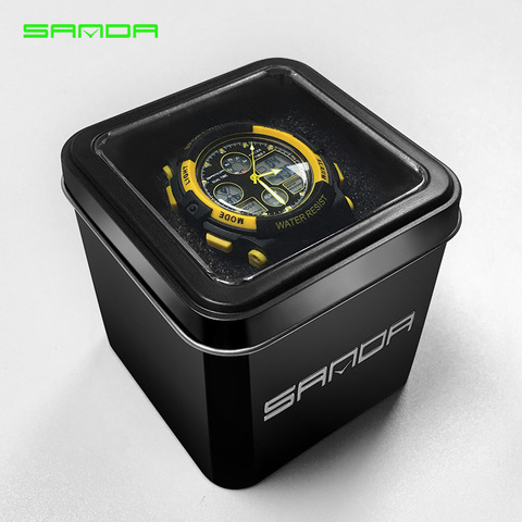 SANDA-funda Original para reloj, caja de embalaje, el mejor regalo, reloj deportivo de exterior, venta al por mayor, Dropshipping ► Foto 1/6