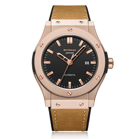 De los hombres de moda Casual Reloj Hublot Reloj mecánico automático Reloj Hombre superior de la marca de lujo de cuero relojes RUIMAS relojes 6759 ► Foto 1/6