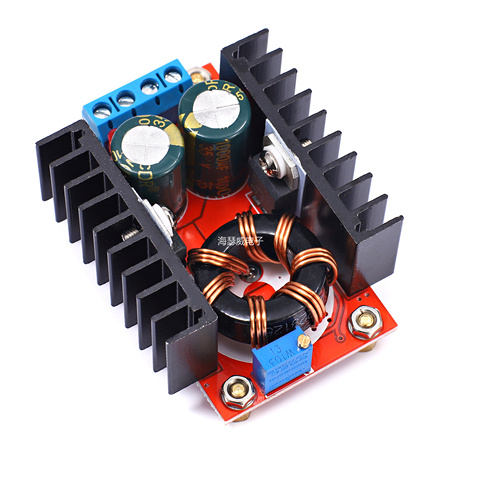 Fuente de alimentación de coche LED, regulador de tensión regulable, 10-30V a 12-35V, aumento de CV CC 150W 10A DC Boost Converter ► Foto 1/5