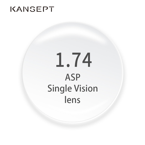 KANSEPT-gafas graduadas para miopía, lentes de marca transparentes, resistentes a arañazos, ópticas esféricas, índice 1,74 ► Foto 1/5